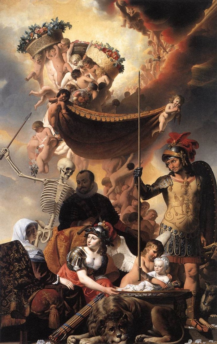 Everdingen, Caesar van (1616-1678) - Allegory of the Birth of Frederik Hendrik.jpg